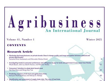 Titelseite Agribusiness Ausgabe 41 Titelseite der 41. Ausgabe der Fachzeitschrift Agribsusiness.