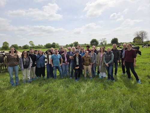 Exkursion zum deutschen testing ground des SoilValues Projekts